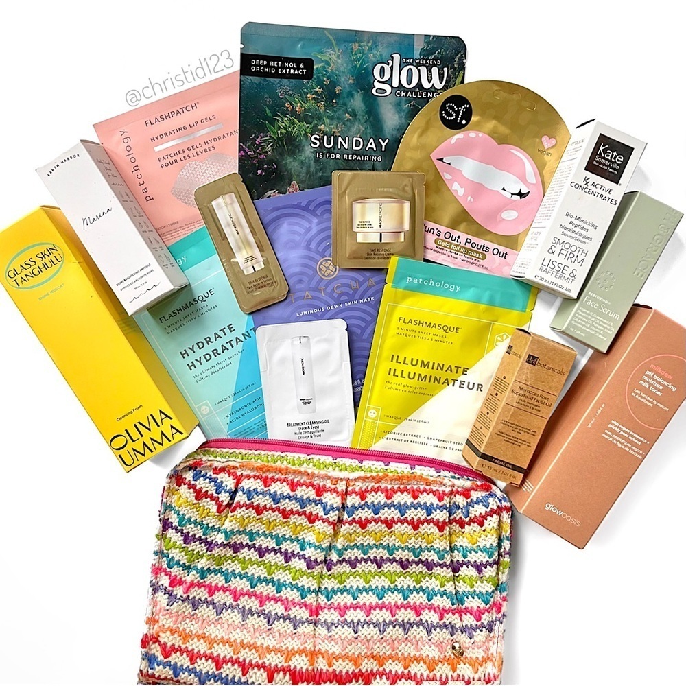 Luxury Skincare Bundle Full Size Products Masks Serum Set